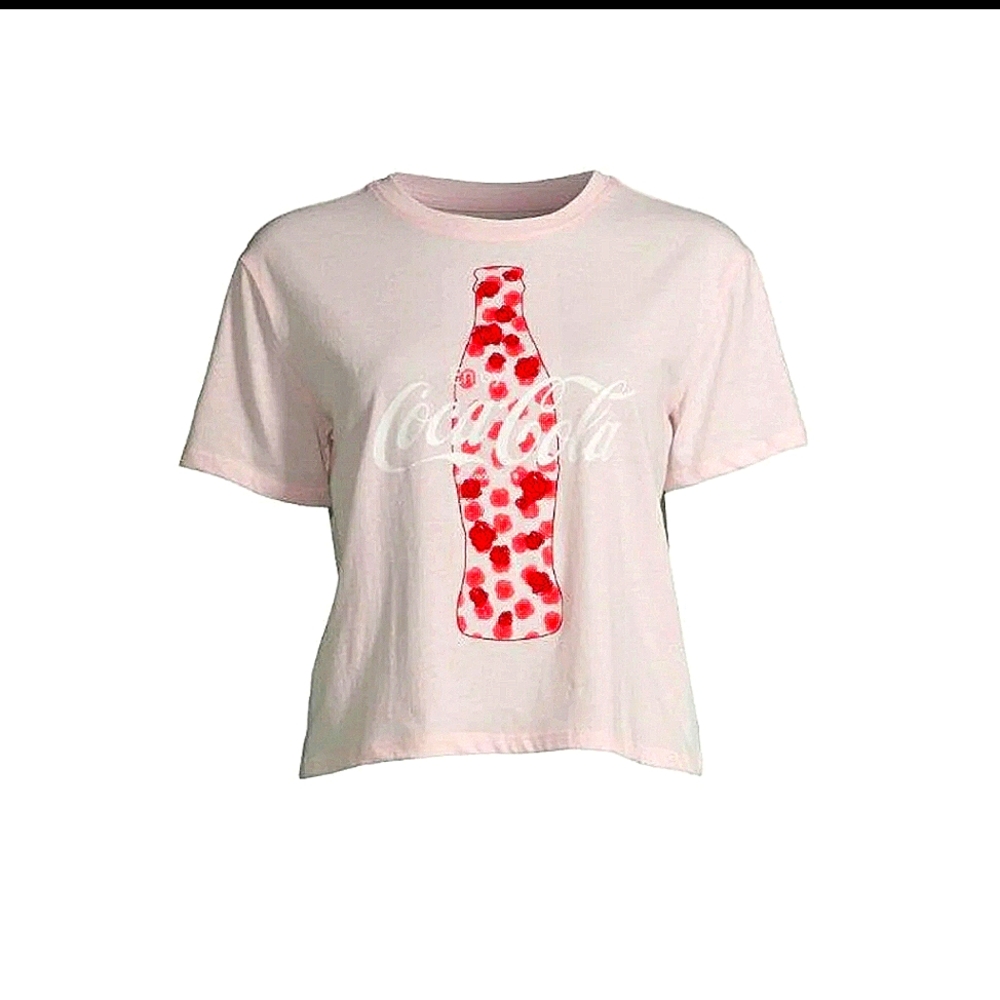 Crop top floral coke